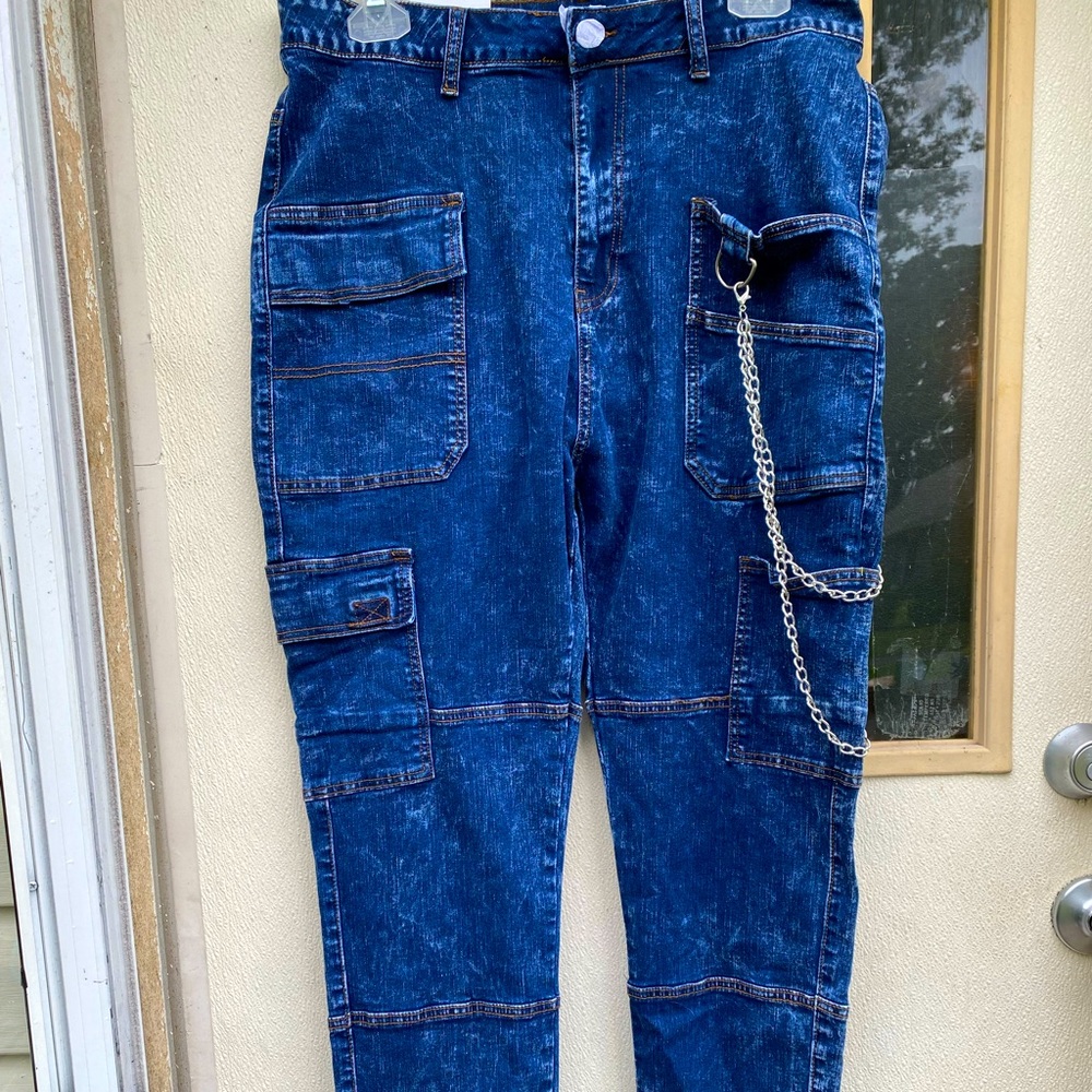 American basil plus size stretch denim skinny jeans